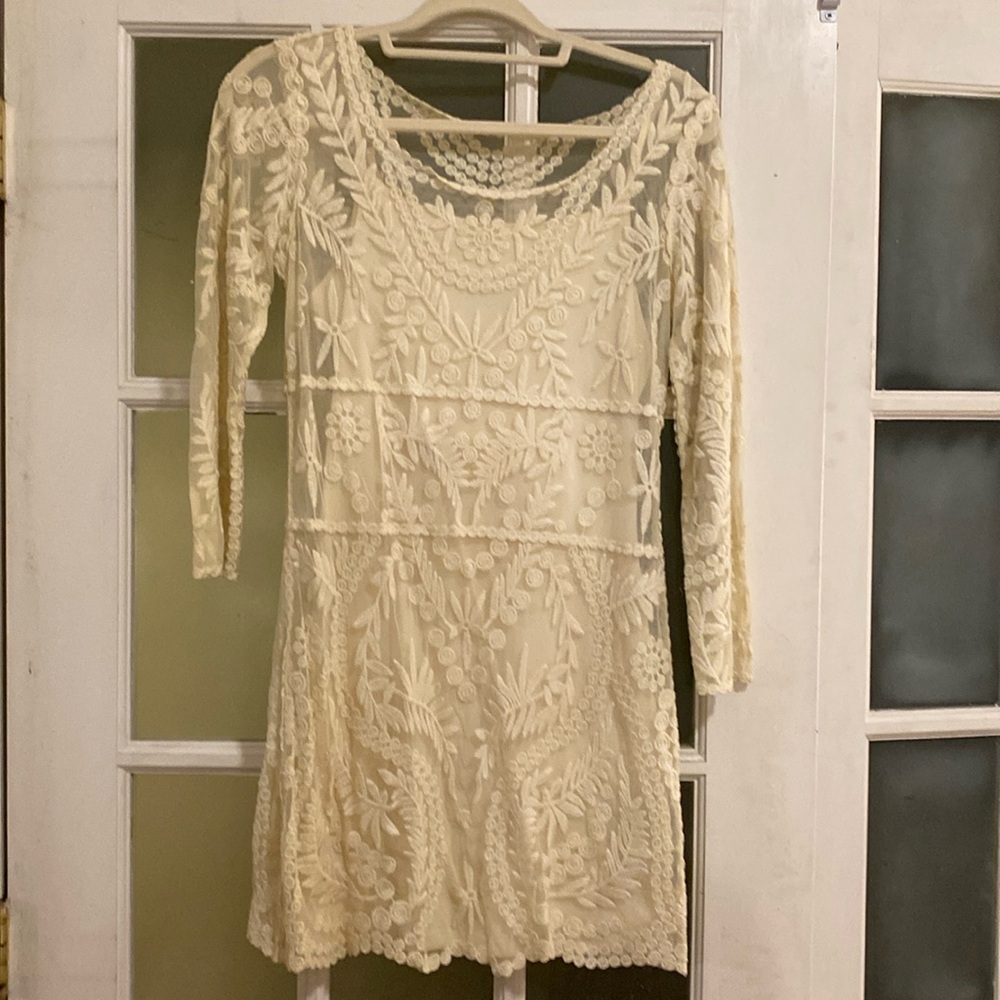 Express Boho Overlay dress